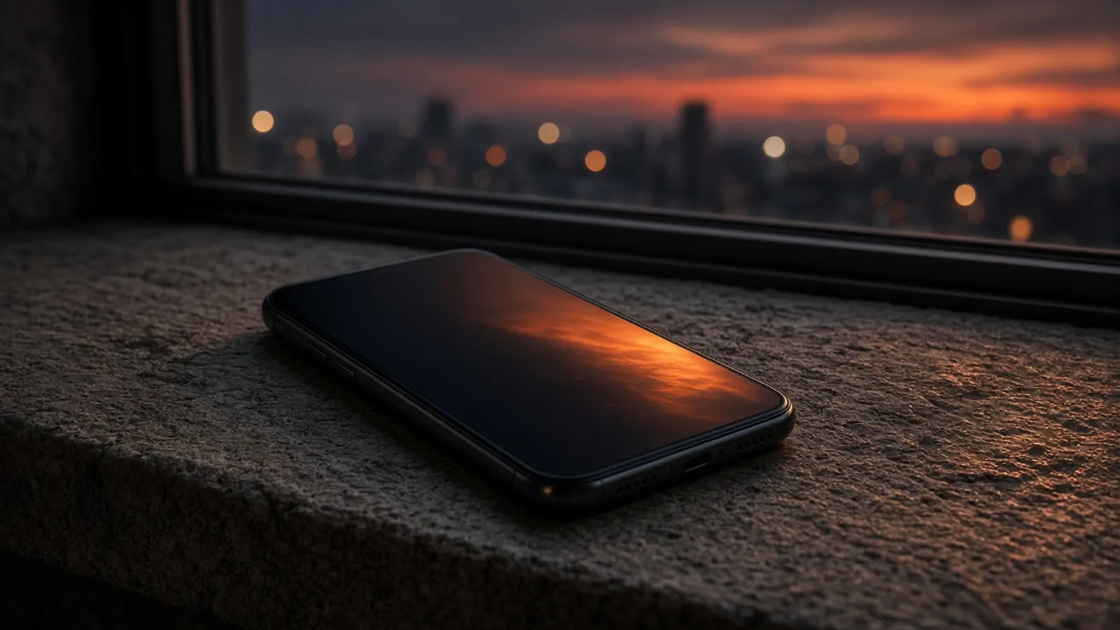 Telefon obok miedzianych żetonów